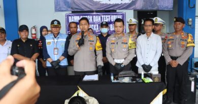 Polres Tulungagung Temukan Sopir Bus Jurusan Blitar – Bandar Lampung Positif Narkoba